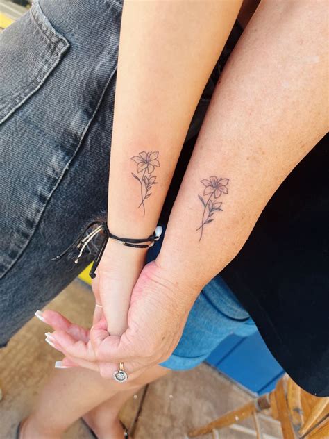 Matching Best Friend Tattoos Wildflower Tattoos Matching Tattoos Fine Matching Best Friend Tattoos Wildflower Tattoos Matching Tattoos Fine