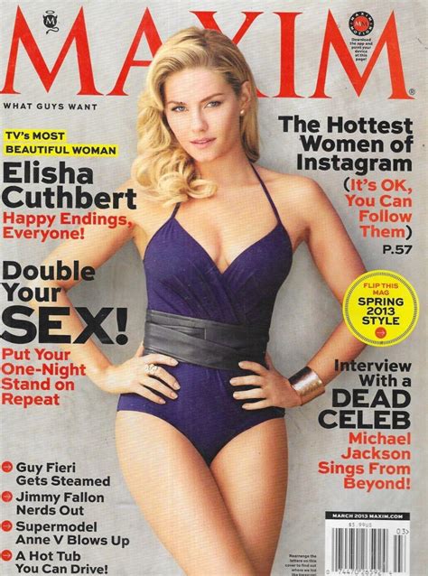 Maxim Magazine Elisha Cuthbert Hottest Women On Instagram Anne V Tony Parker 4608839065