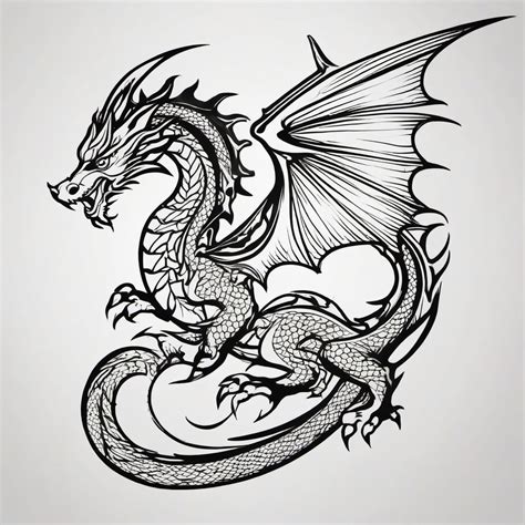 Medieval Dragon Tattoo Designs