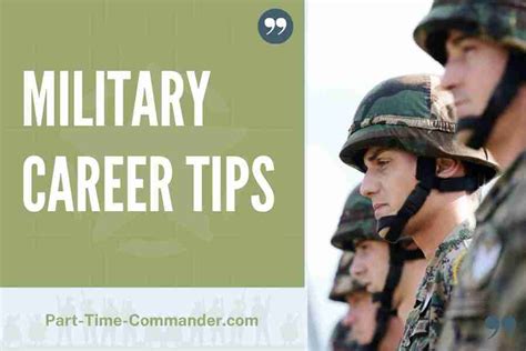 Military Career Tips 50 Ideas For Military Advancement Military Career Tips 50 Ideas For Military Advancement