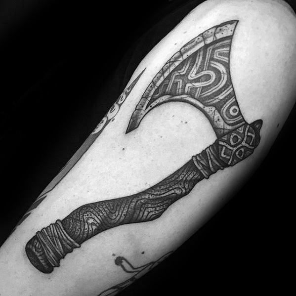 Norse Viking Axe Tattoo Designs