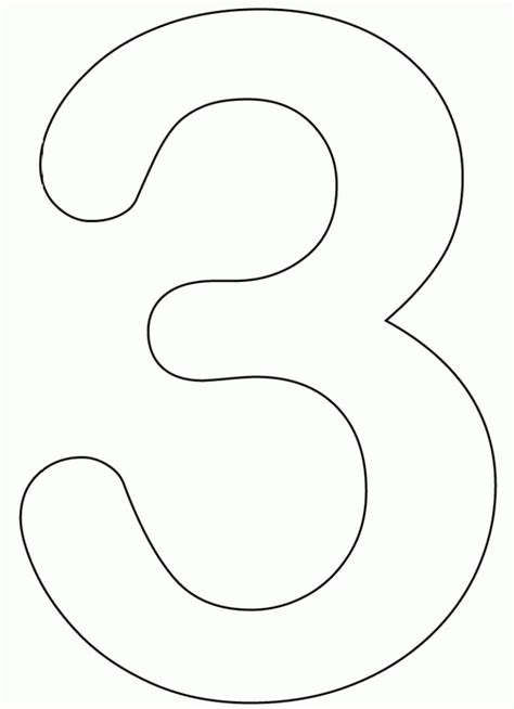 Number 3 Printable Number 3 Printable