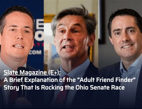 Ohio Senate Race Adult Friend Finder Scandal Unveiled R Newswall