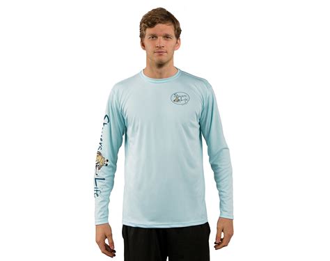 Performance Long Sleeve Artic Blue