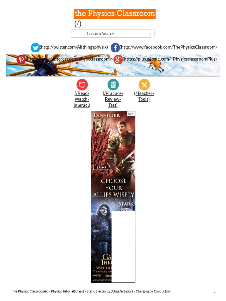 Physics Tutorial Triboelectric Charging