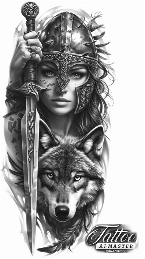 Pin By Aydin Aydemir On Yeni Female Warrior Tattoo Warrior Tattoo
