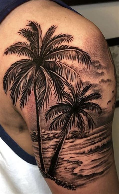 Pin By Stacey Koller On Tattoos Beach Tattoo Palm Tree Tattoo Palm