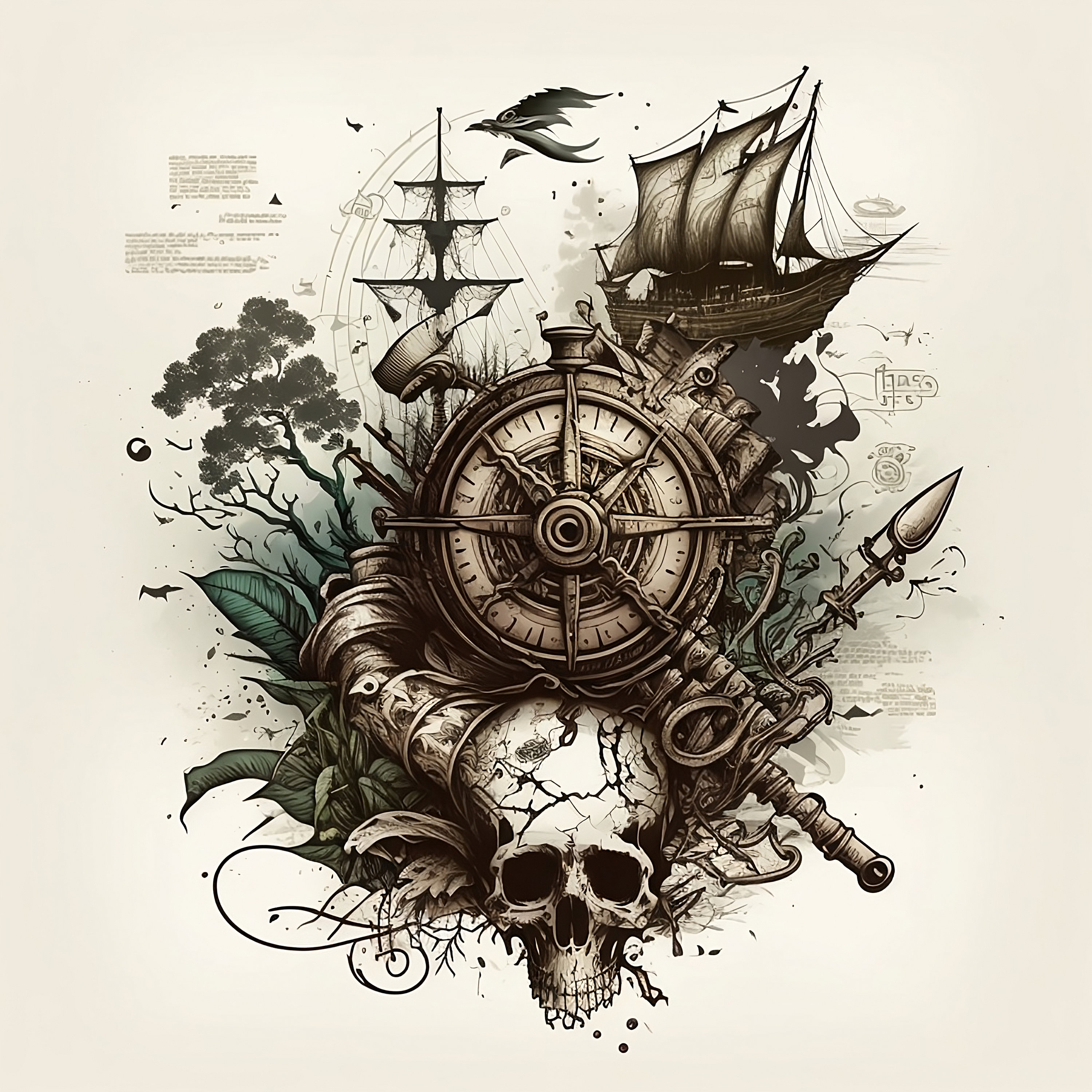 Pirate Tattoo Designs For Men Pirate Tattoos Symbolism And Popular