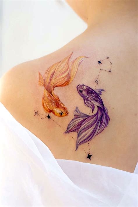 Pisces Tattoos For Females