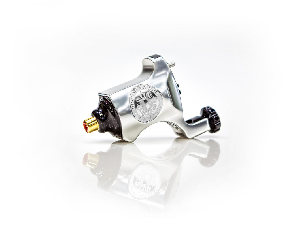 Platinum Silver Bishop Rotary Tattoo Machine Bishop Tattoo Supply Platinum Silver Bishop Rotary Tattoo Machine Bishop Tattoo Supply