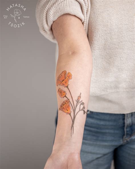 Poppy Flower Tattoos Updated Natasha Tsozik