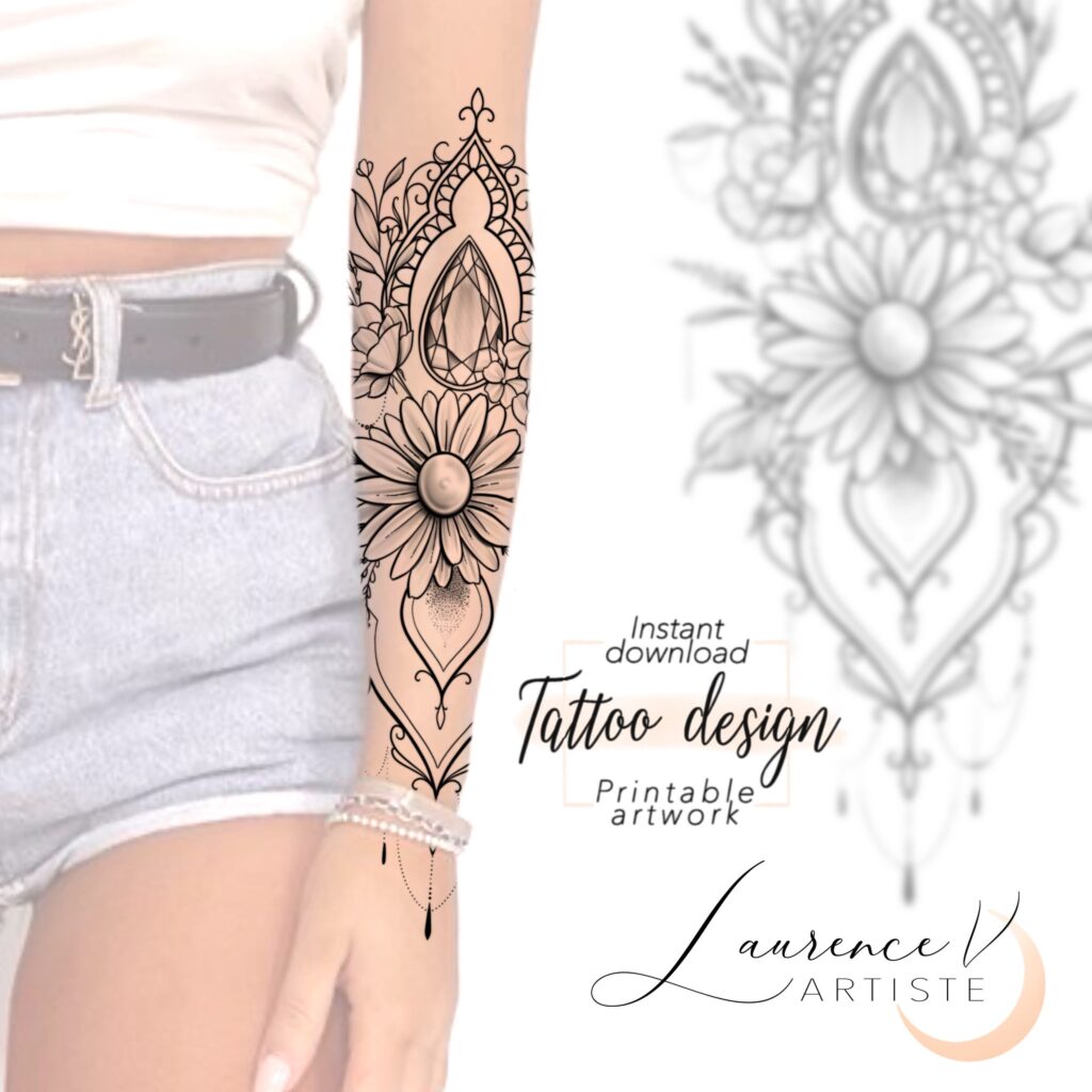 Printable Tattoo Design Instant Download Tattoo Design Etsy