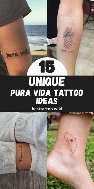 Pura Vida Arm Tattoos