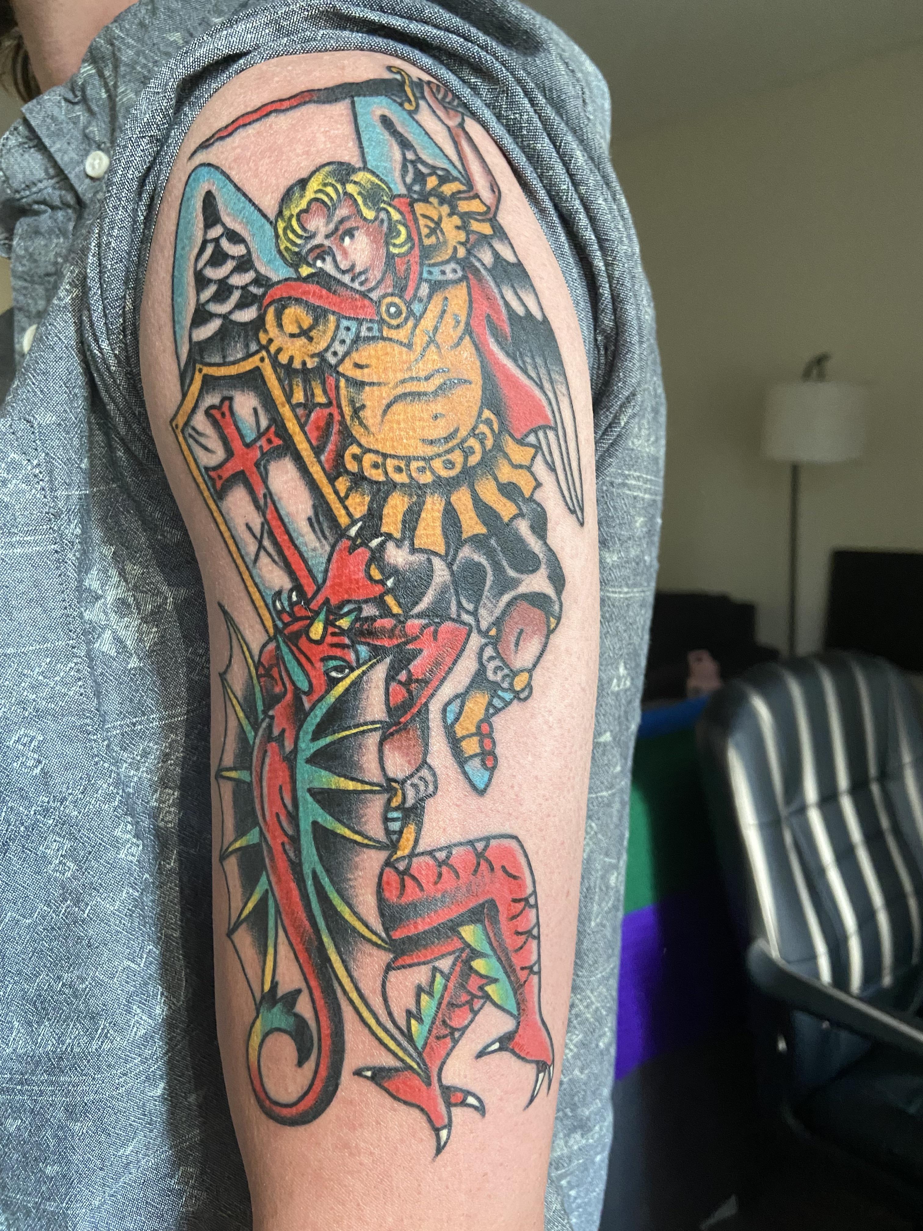 Rember Tattoos Tattoos Fantasy Angels Fighting Demons Rember Tattoos Tattoos Fantasy Angels Fighting Demons