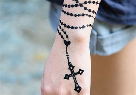 Rosary Tattoo Ideas And Designs For The Hand Arm And Body Hubpages