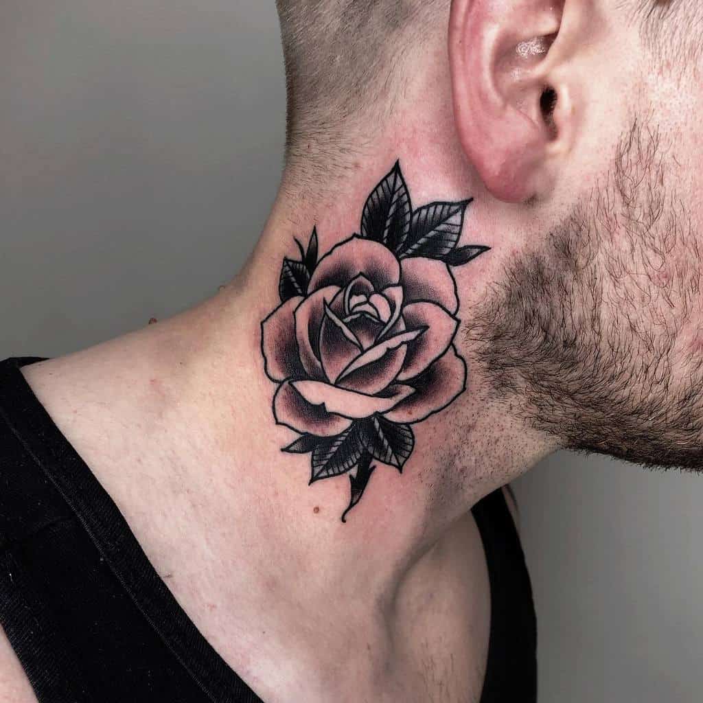Rose Neck Tattoos Best Tattoo Ideas Gallery Rose Neck Tattoos Best Tattoo Ideas Gallery