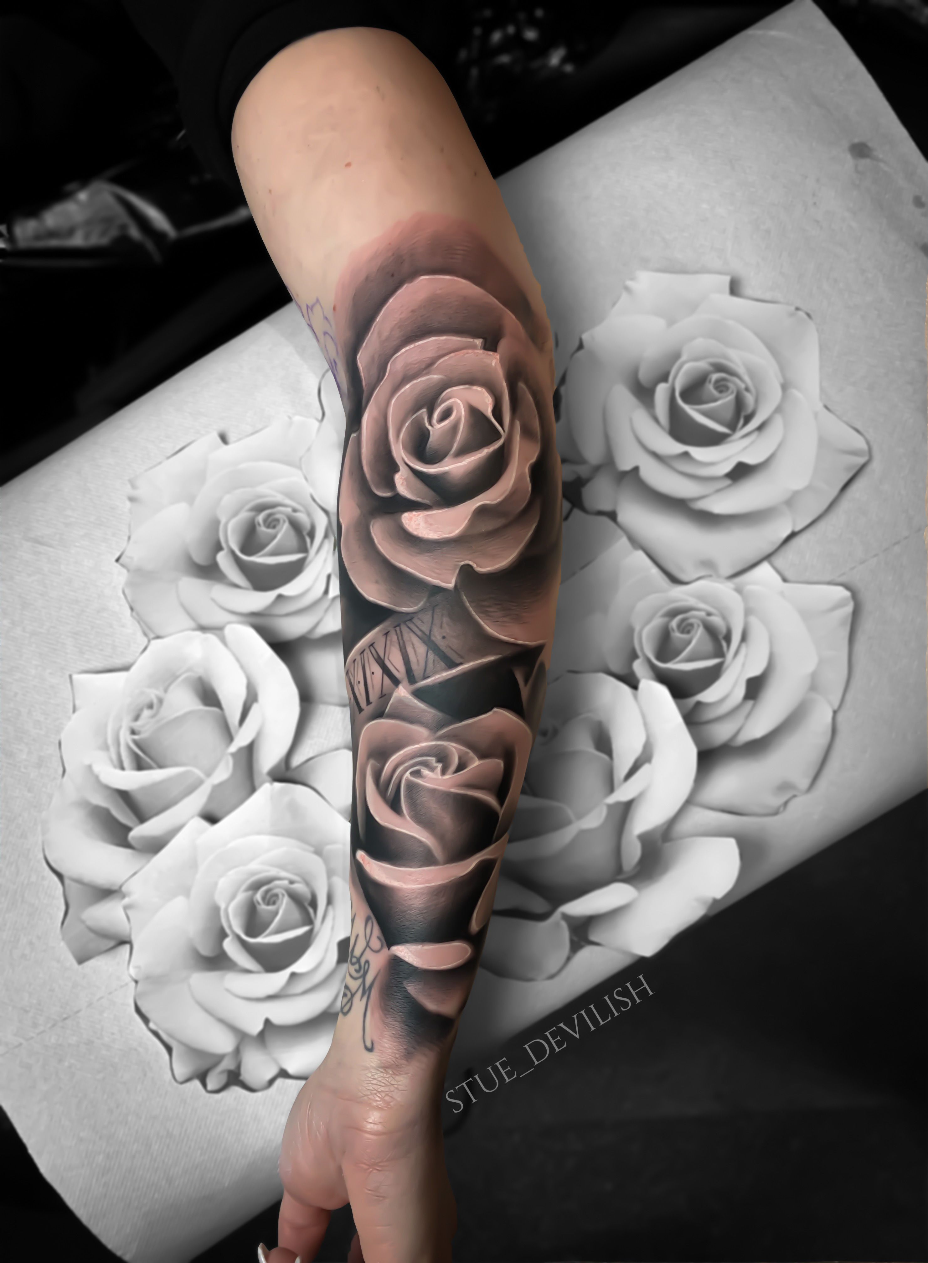 Rose Tattoo Forearm Sleeve Rose Tattoo Forearm Sleeve