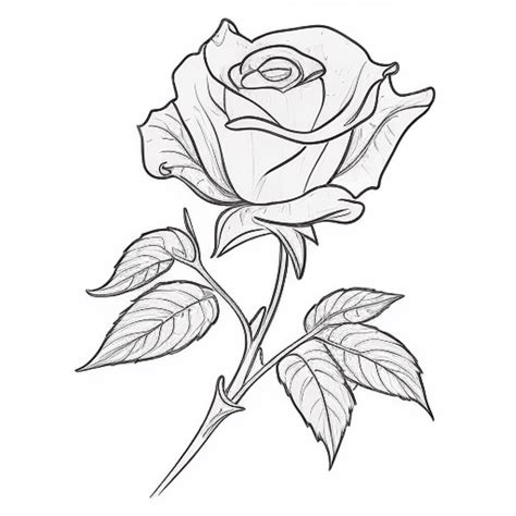 Roses Drawings Outlines Roses Drawings Outlines