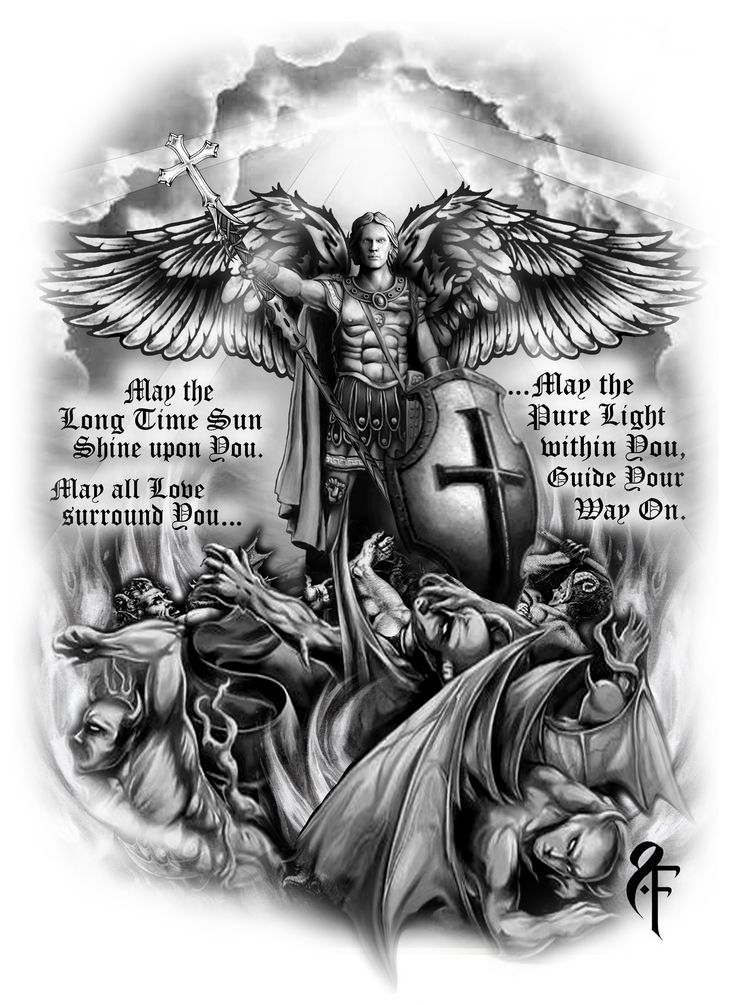 Saint Michael Archangel Tattoo Designs Design Talk