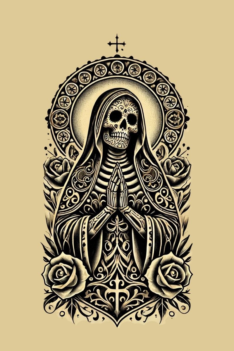 Santa Muerte Tattoos Deciphering The Mysterious Meanings Santa Muerte Tattoos Deciphering The Mysterious Meanings