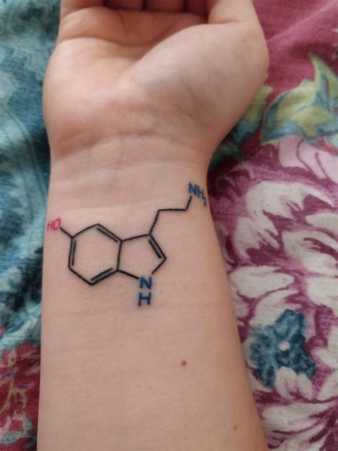 Serotonin Wrist Tattoo Serotonin Wrist Tattoo
