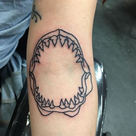 Shark Jaw Bone Tattoos Shark Jaw Bone Tattoos