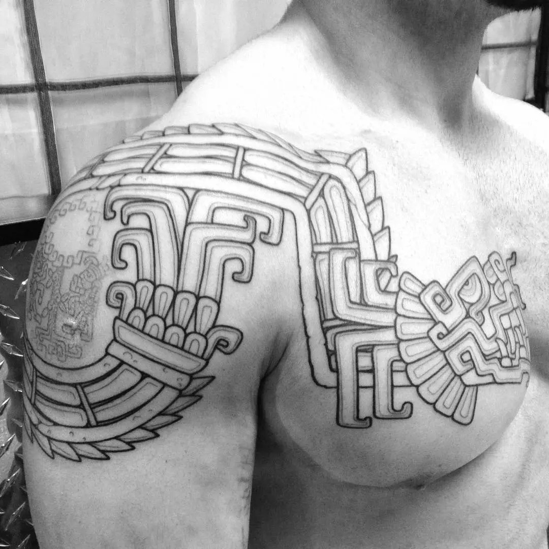 Simple Aztec Tattoo Designs