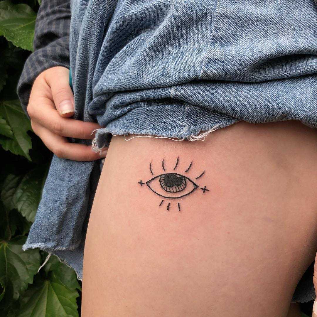 Simple Eye Tattoo Designs