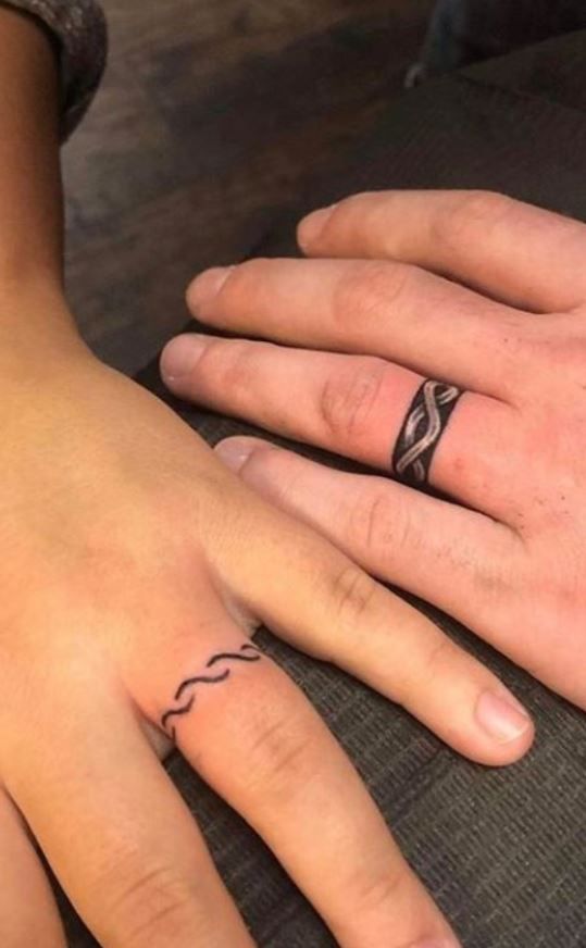 Simple Wedding Ring Tattoos 60 Photos Astyledwedding Com