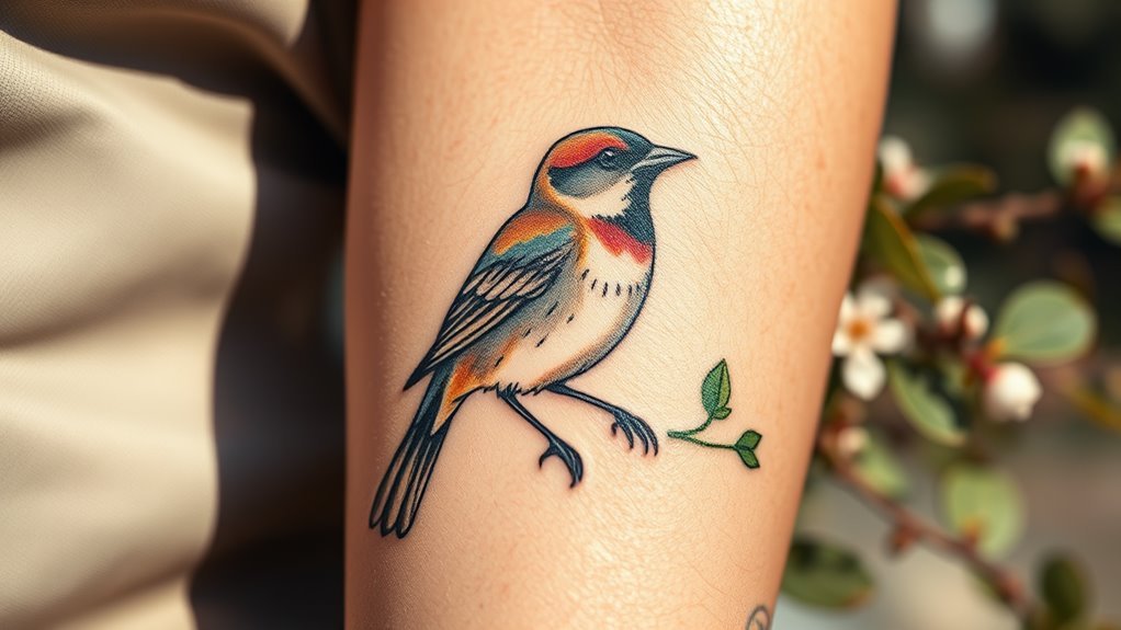 Sparrow Bird Tattoo Meaning And Symbolism Beauty Inspo