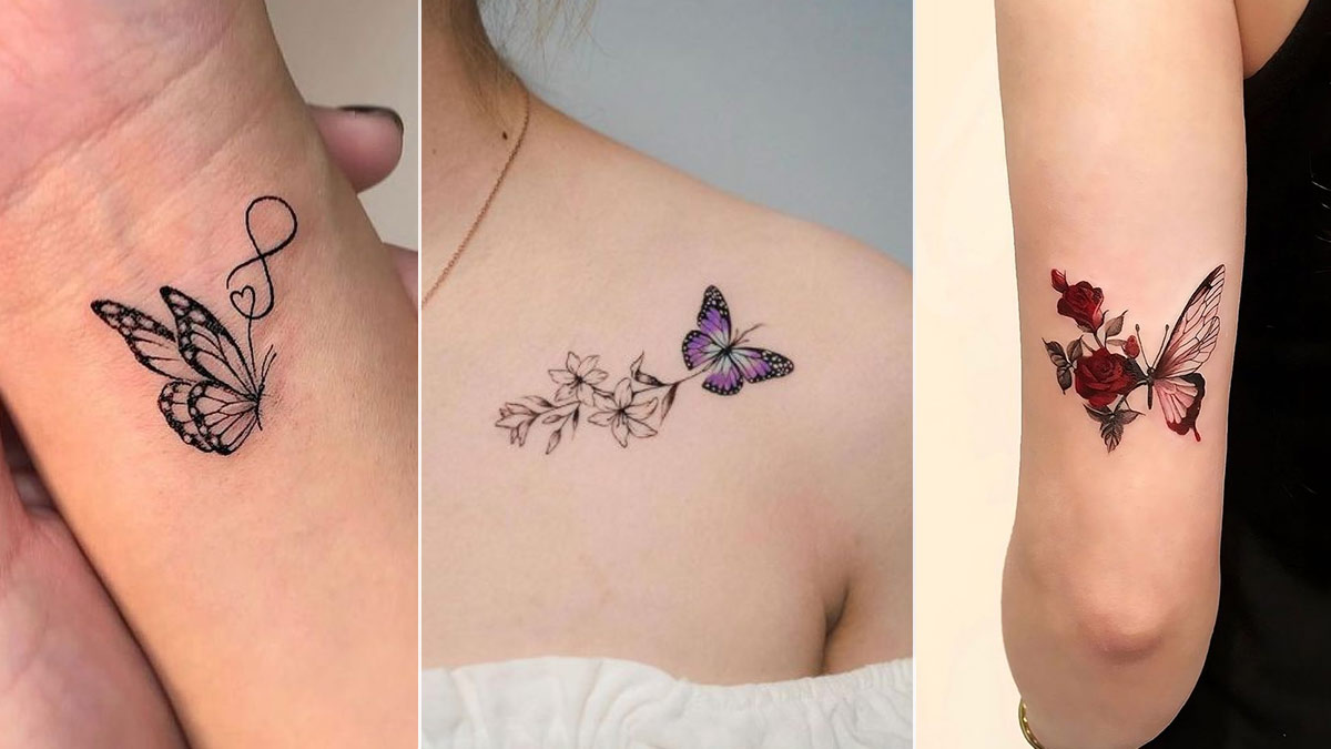 Tattoo Designs Butterfly And Flower