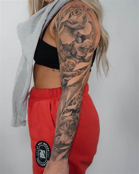Like A Garden On Your Arm, Tattoo Sleeves For Women Bloom