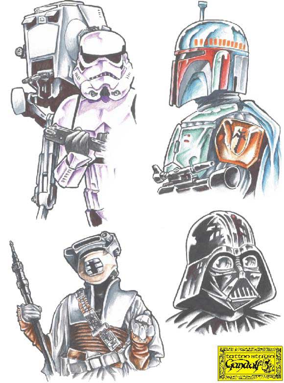 Tattoo Star Wars Designs