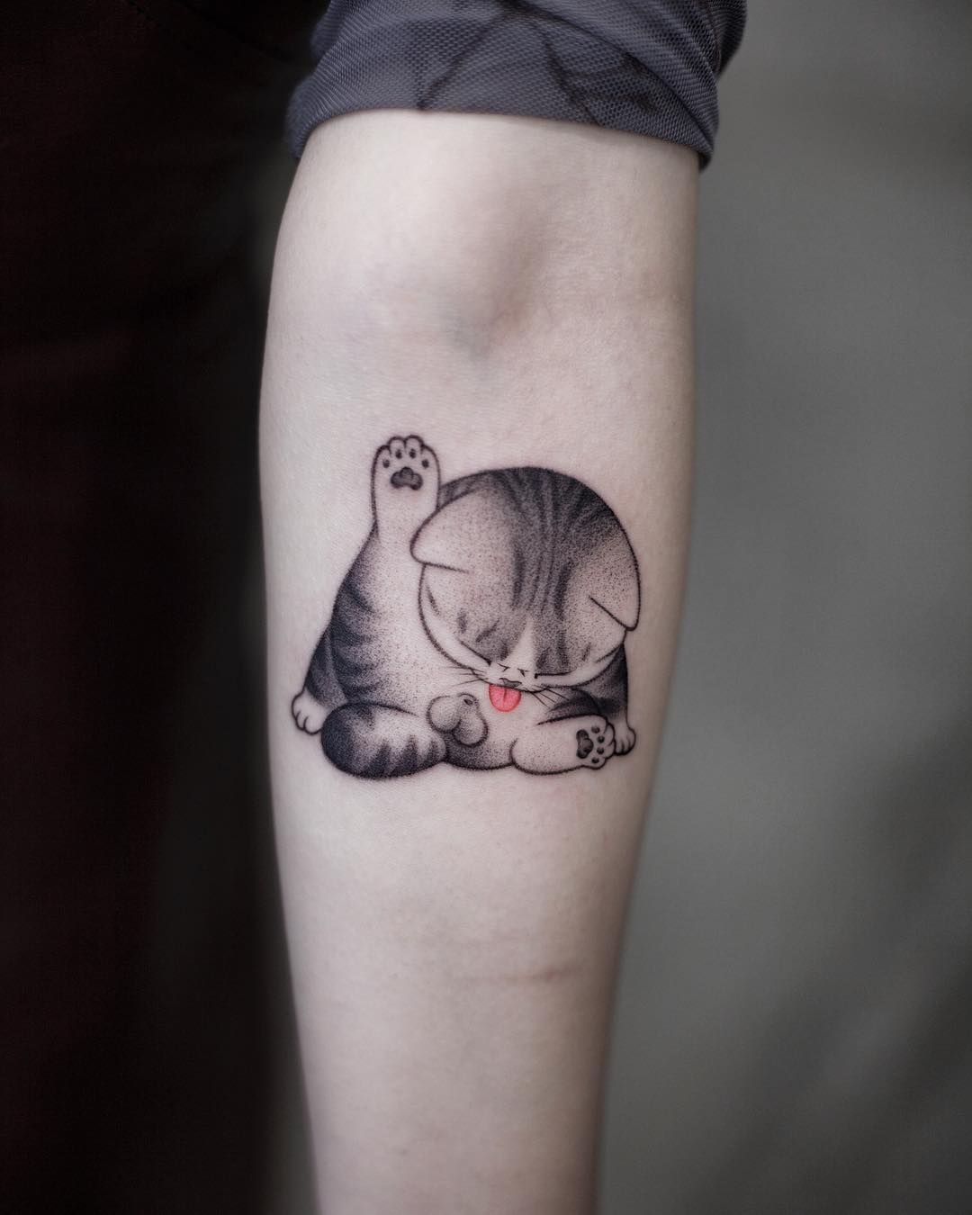 Tattoos Cat Simpl Discover 39 Minimalist Cat Tattoo And Cat Tattoo