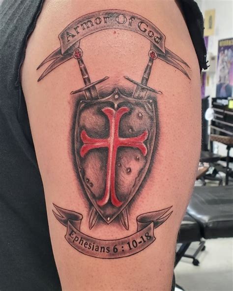 Templar Shield Tattoo