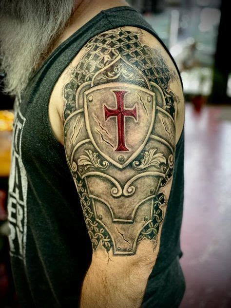 Templar Shield Tattoos