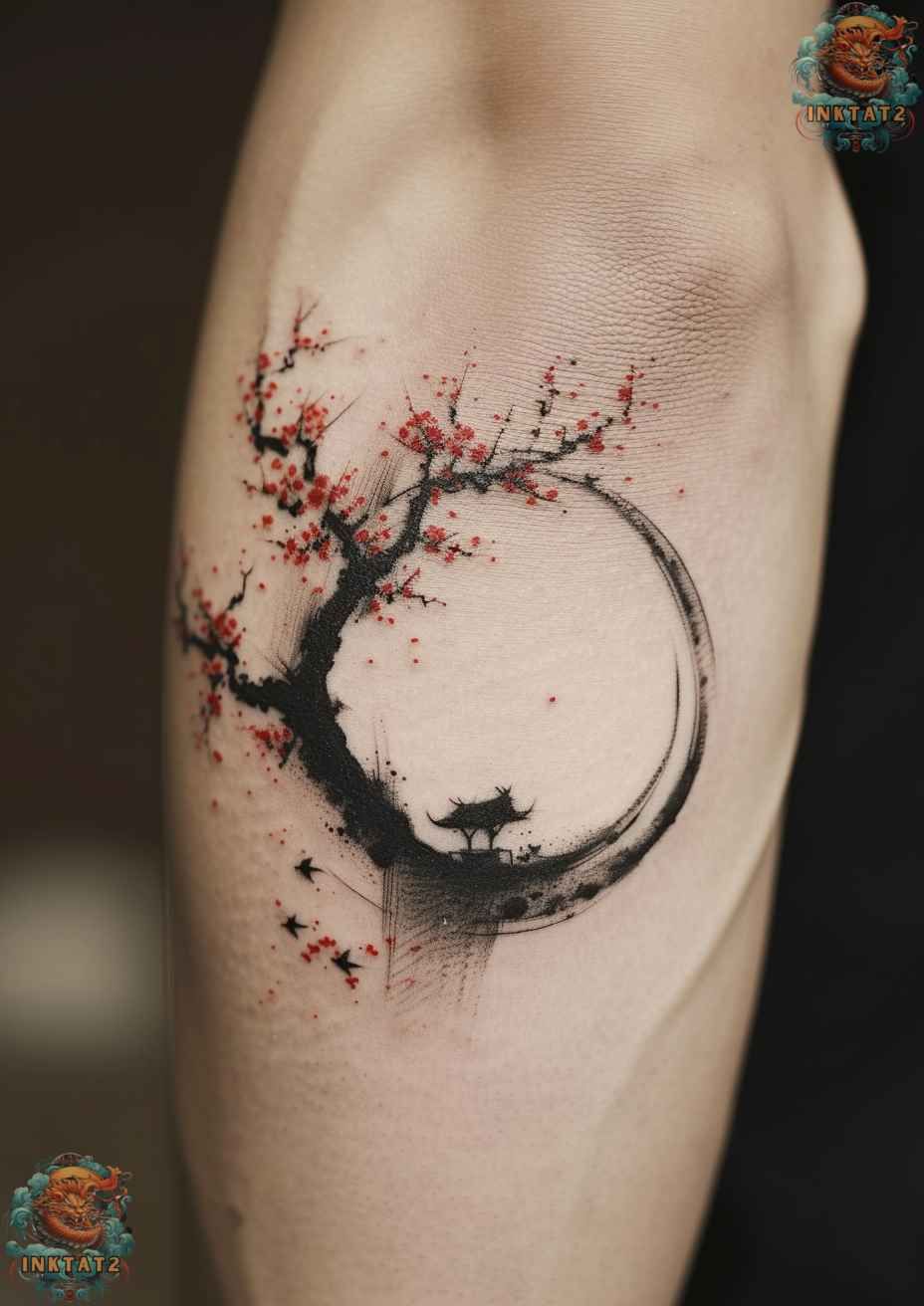 The Art And Symbolism Of Cherry Blossom Tree Tattoo Designs A The Art And Symbolism Of Cherry Blossom Tree Tattoo Designs A