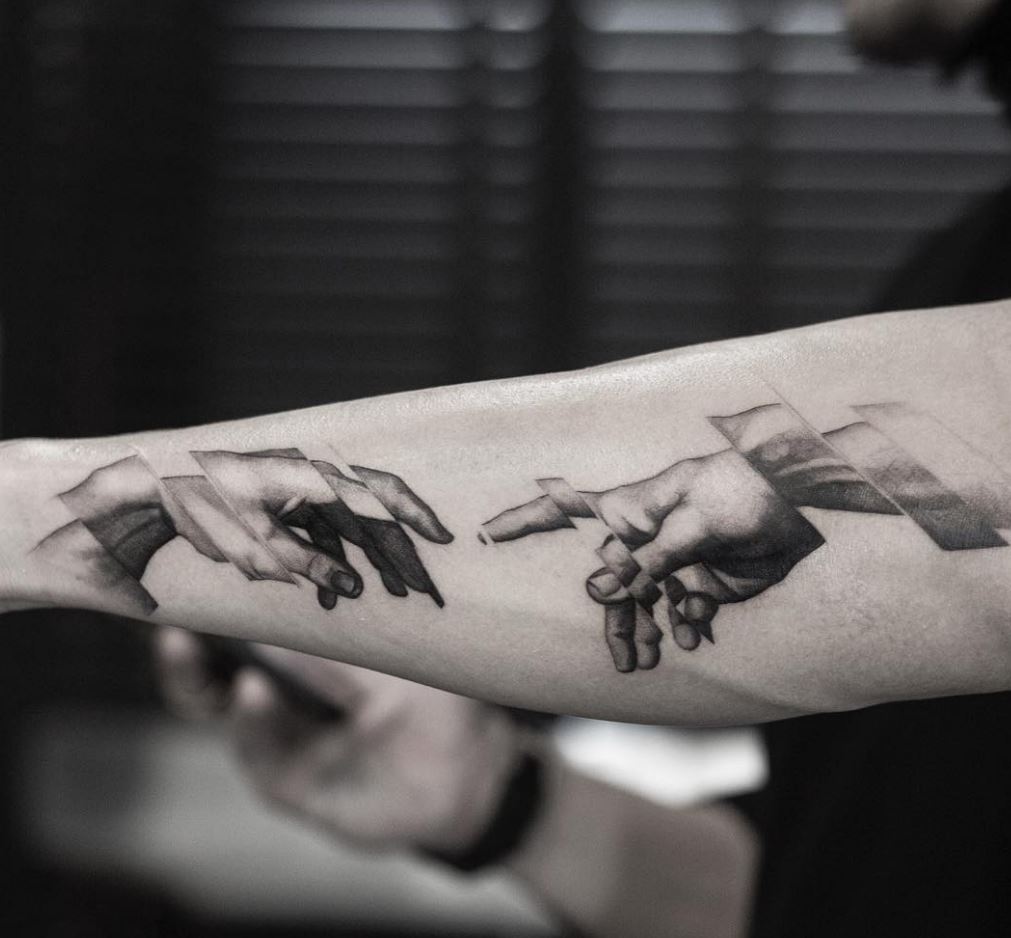 The Creation Of Adam Tattoo