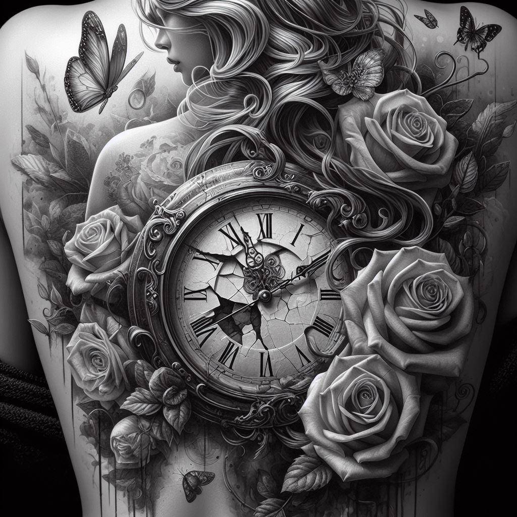 Time Clock Tattoo Embracing The Essence Of Time Your Own Tattoo