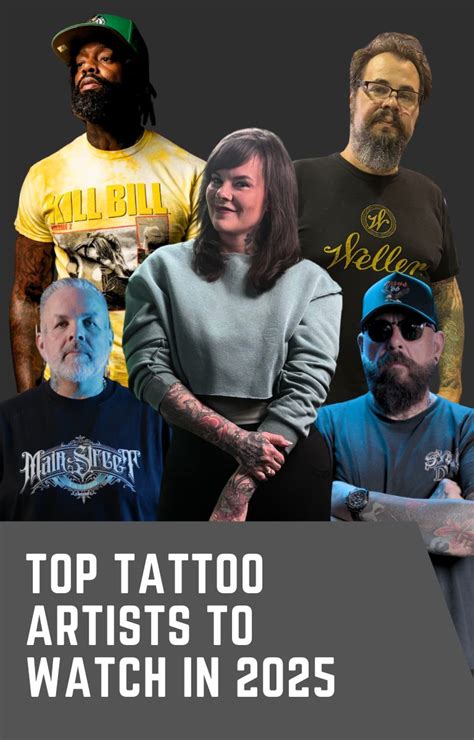 Top Tattoo Artists To Watch In 2025 Become A Tattoo Artist