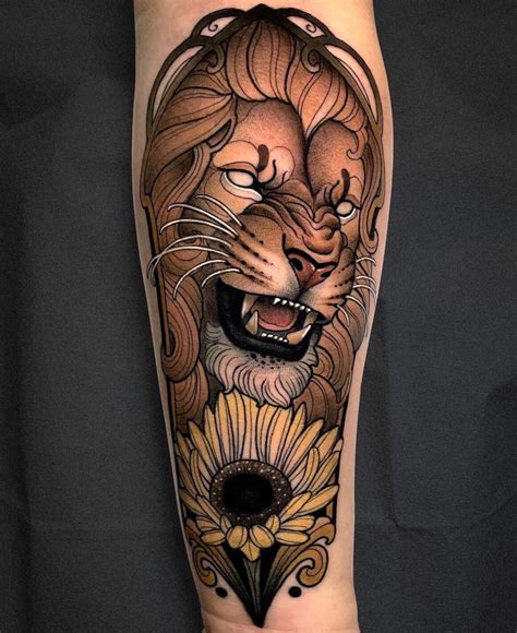Traditional Lion Tattoos Traditional Lion Tattoos