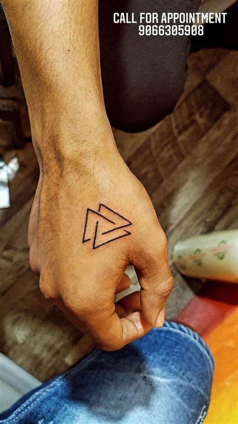 Triangle Tattoo Triangle Tattoo Design Triangle Tattoo Word Triangle Tattoo On Hand Triangle Tattoos