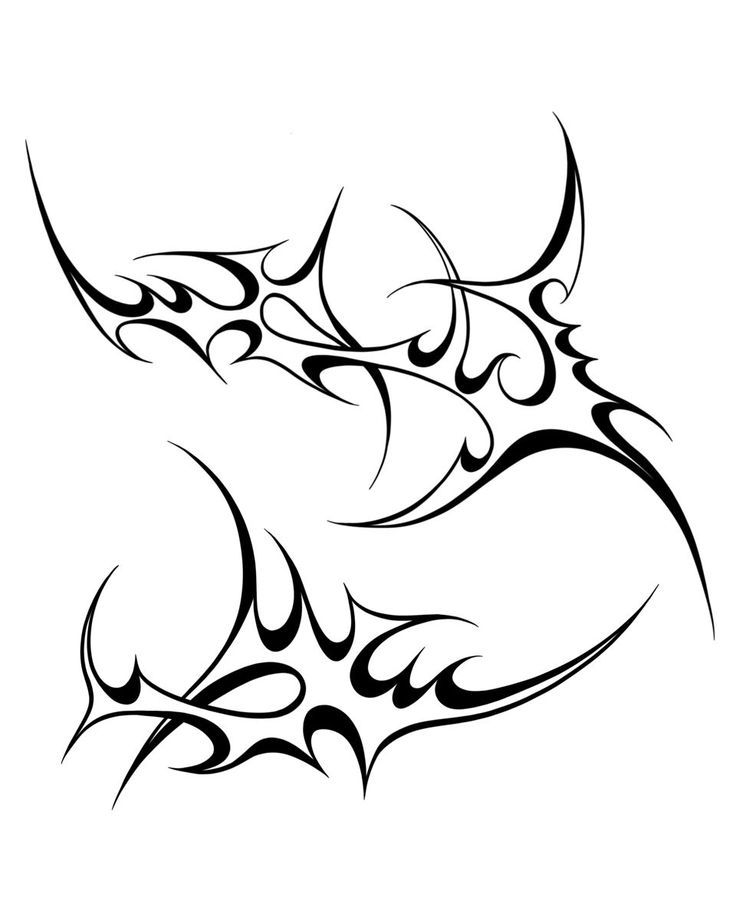 Tribal Design Tattoo Arm