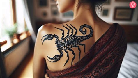 Tribal Scorpion Tattoo Design