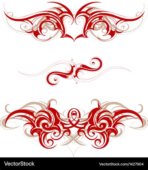 Tribal Tattoo Patterns Swirls Royalty Free Vector Vectorstock Tribal Tattoo Patterns Swirls Royalty Free Vector Vectorstock