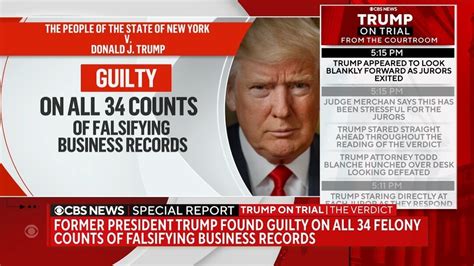 Trump Guilty On All Counts In Hush Money Case The New York Times