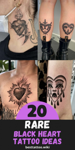 Unique Black Heart Tattoo Designs For Your Next Ink Unique Black Heart Tattoo Designs For Your Next Ink