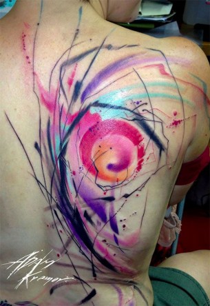 Watercolor Tattoo Design