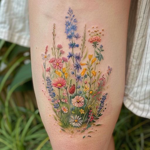Wildflower Tattoo Ideas Design Talk
