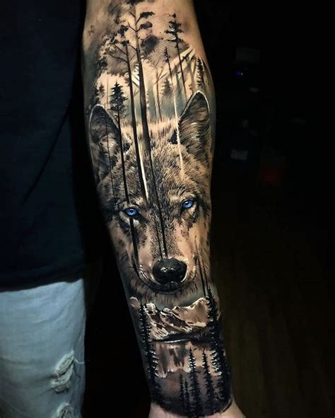 Wolf Arm Sleeve Tattoo Tattoo Style Trends